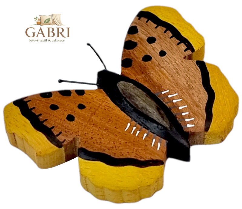 2Kids Toys Dřevěná magnetka velká Motýl