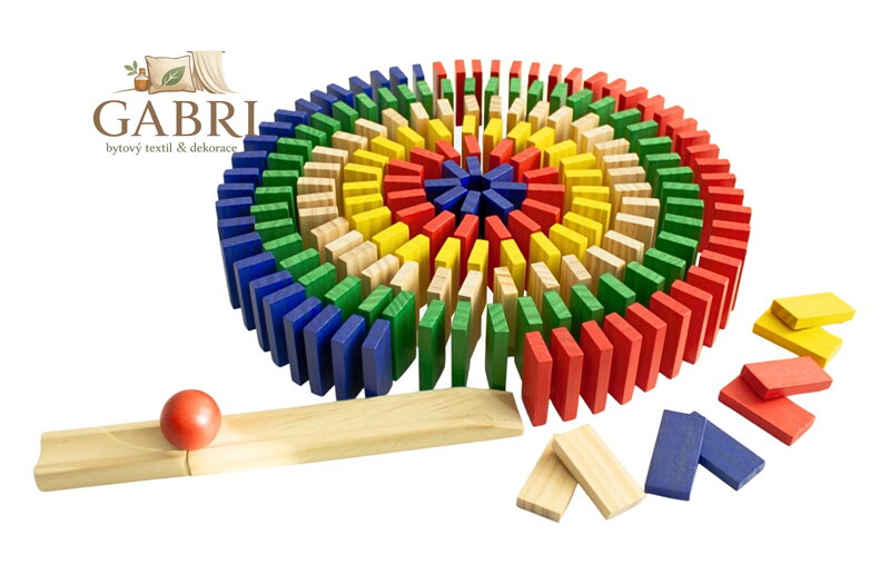 2Kids Toys Domino barevné 400 dílků