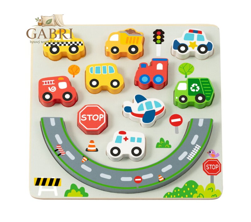 2Kids Toys Balanční puzzle City 2 v 1