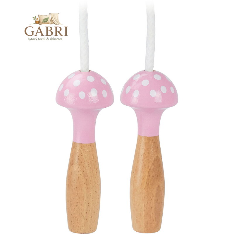 Vilac Růžové švihadlo s puntíky