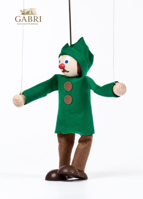 Gerlich Dřevěná loutka Myslivec Miloš