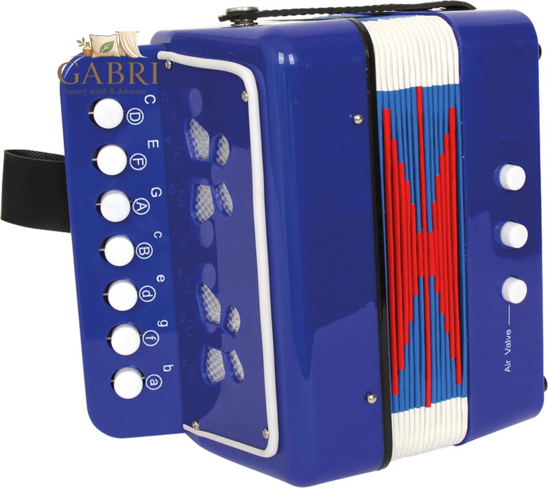 small foot Dětský akordeon modrý