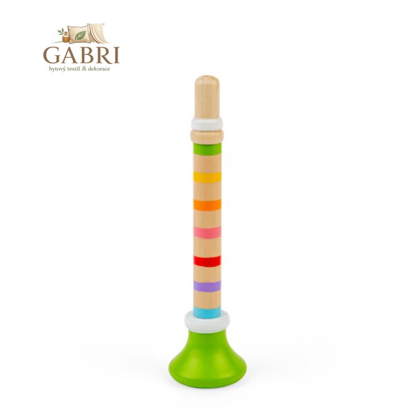 Bigjigs Toys Trumpetka 1 ks zelená