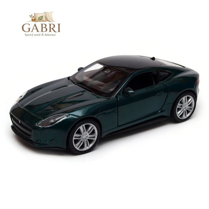 Welly Jaguar F-Type Coupe 1:34 tmavě zelený