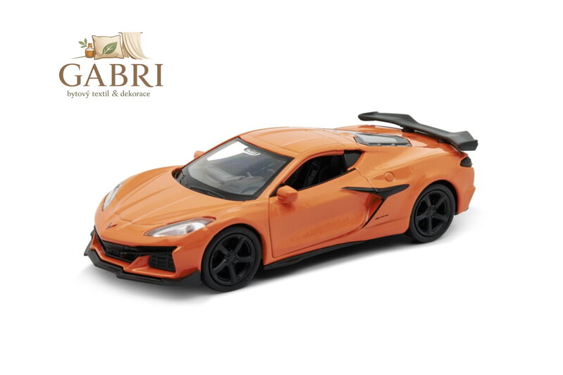 Welly Chevrolet Corvette Z06 2023 1:34 oranžová
