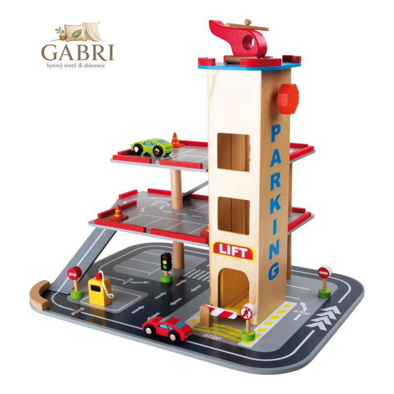 small foot Dřevěné parkoviště rychlý sestup