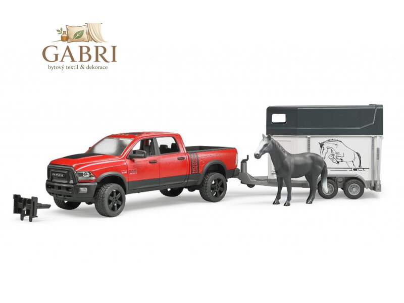 Bruder Terénní auto RAM s přepravníkem na koně