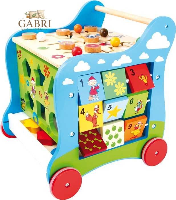 small foot Chodítko velká motorická kostka skřítek