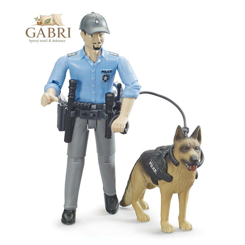 Bruder BWORLD Policista se psem