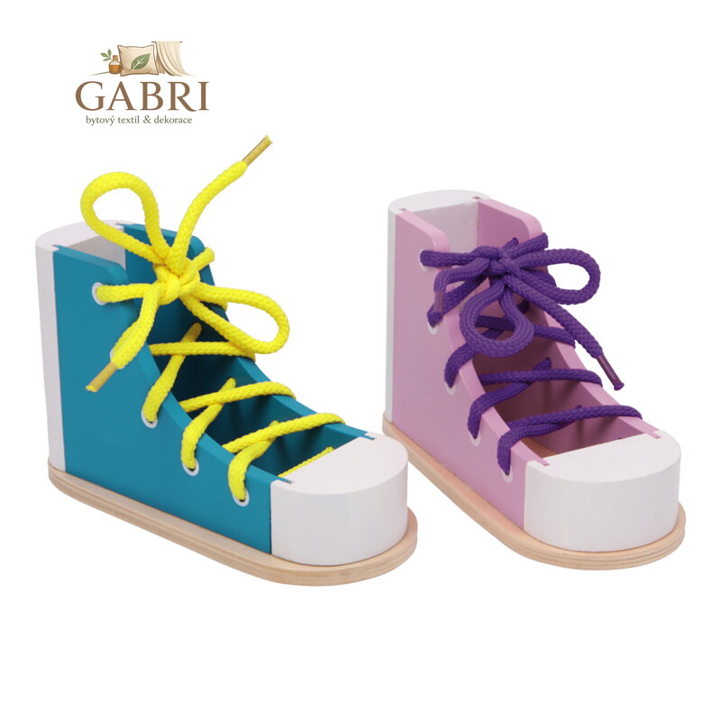 small foot Set hry Zavaž si tkaničku Bota 2 ks