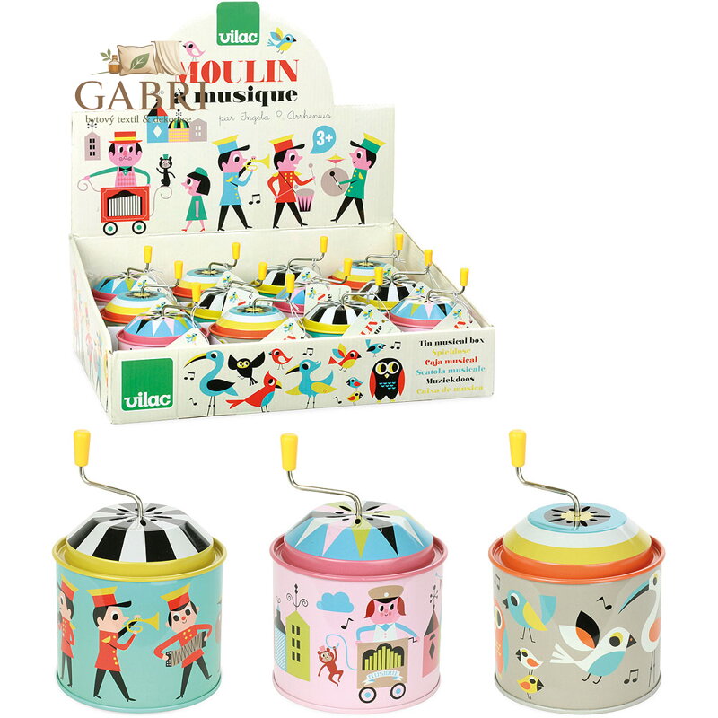 Vilac Muzikální hrací skříňka Ingela 1 ks