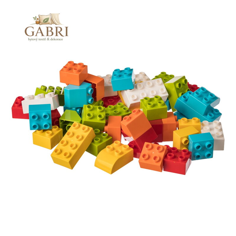 L-W Toys Sada kostek pro nejmenší stavitele 1. 50 ks