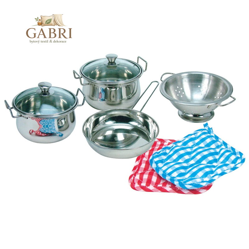 Bino Dětské nádobíčko sada nerezového nádobí