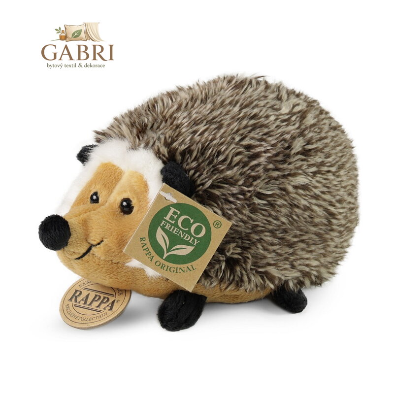 Rappa Plyšový ježek 17 cm ECO-FRIENDLY