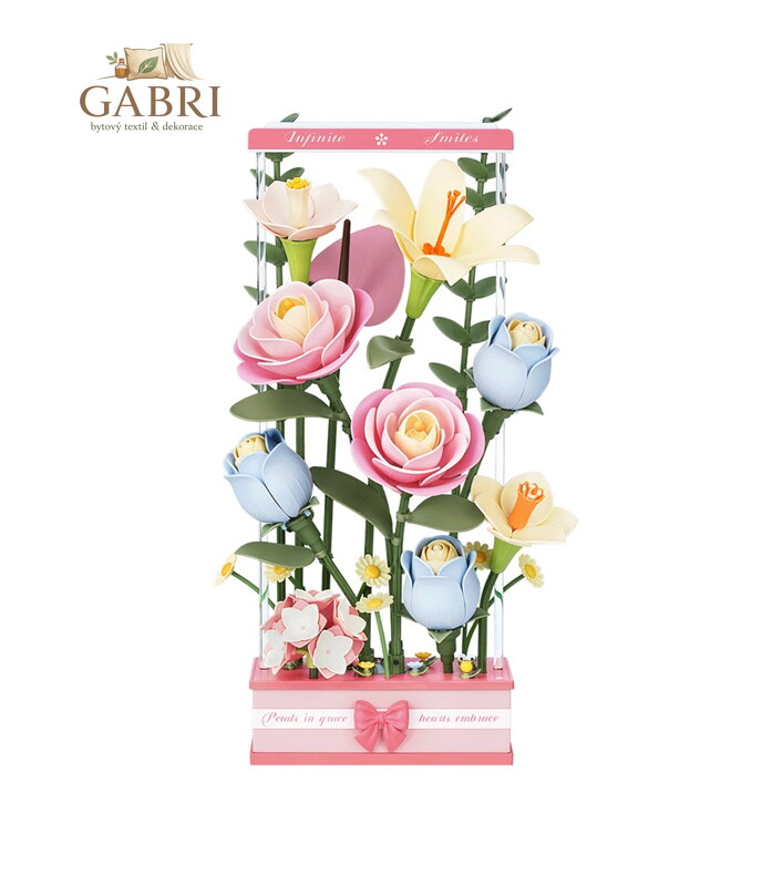 RoboTime 3D skládačka Květinový box