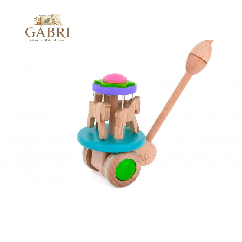 Bajo Dřevěný jezdík Kolotoč