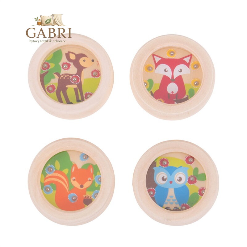 Bigjigs Toys hra minilabyrint zvířátka 1ks liška