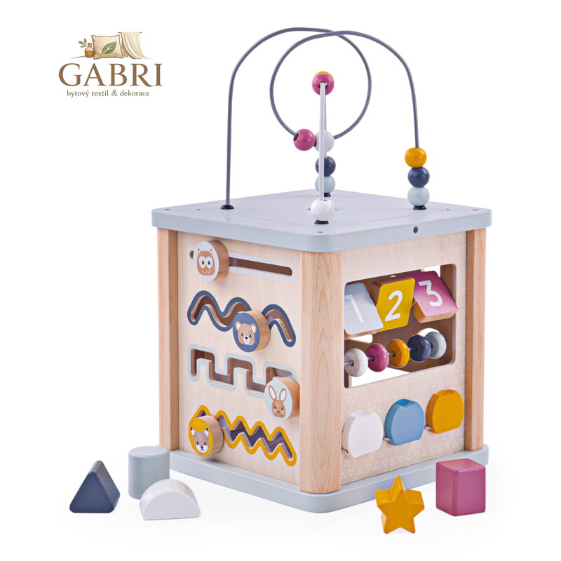 Bigjigs Baby Motorická aktivní kostka