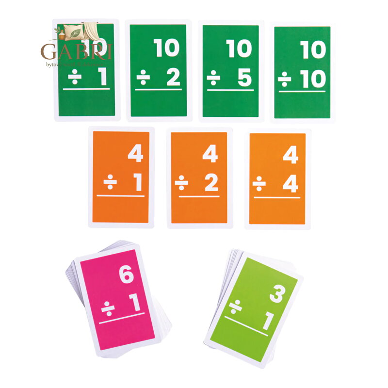 Bigjigs Toys Kartičky dělení 1-10