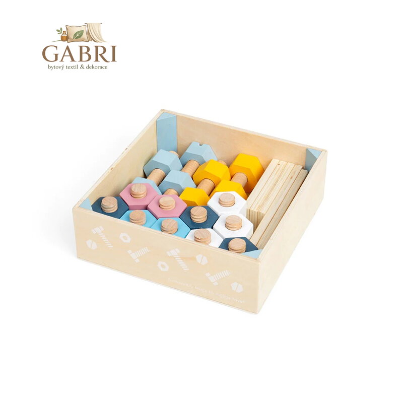 Bigjigs Přepravka matic a šroubů