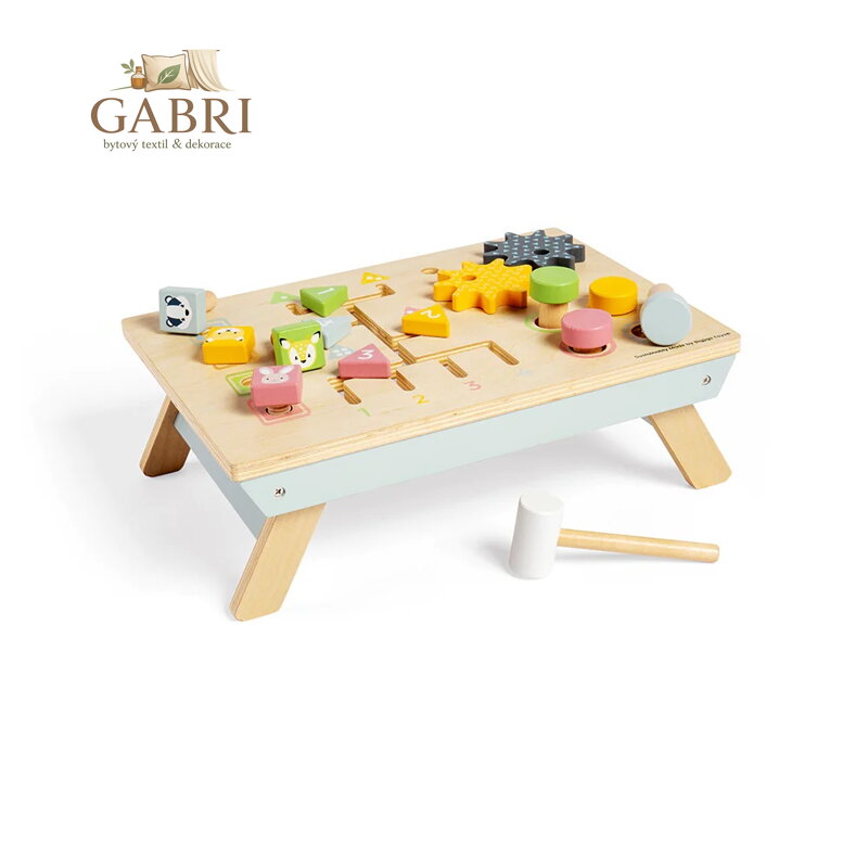 Bigjigs Toys Pracovní stůl se zatloukačkou