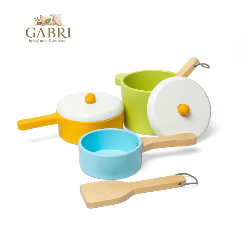 Bigjigs Toys Sada nádobí 7 dílů