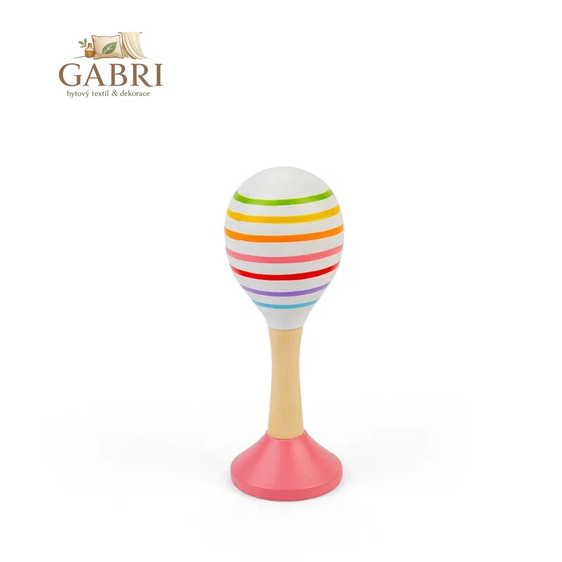 Bigjigs Toys Rumba koule junior sada 2 ks růžová