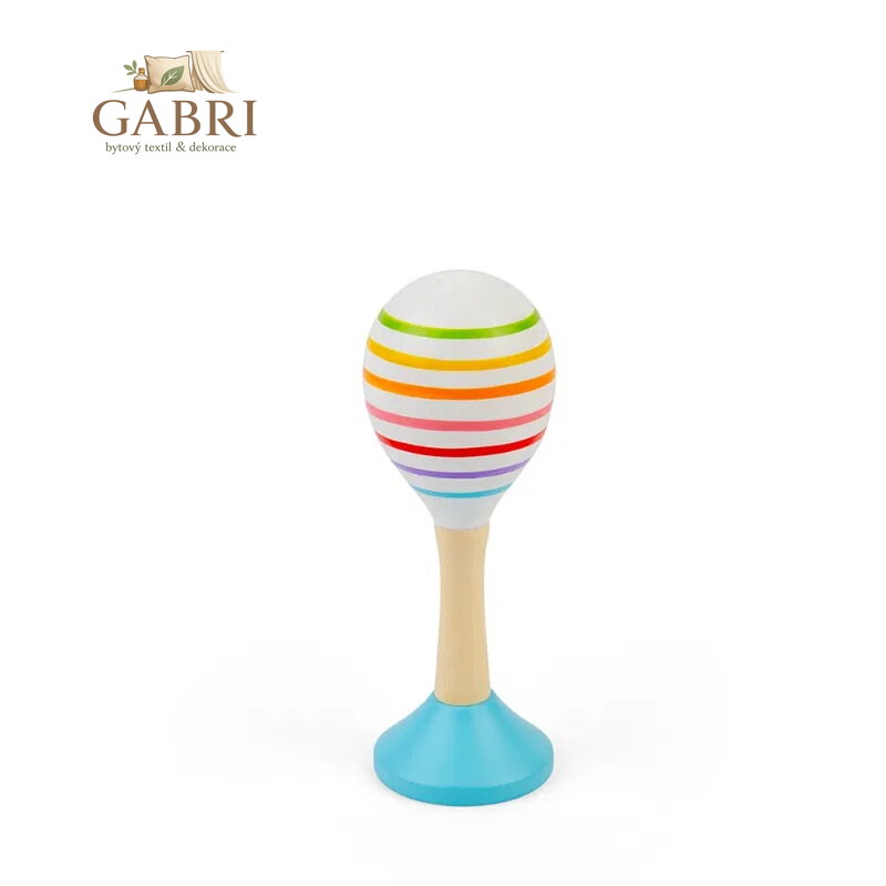 Bigjigs Toys Rumba koule junior sada 2 ks modrá