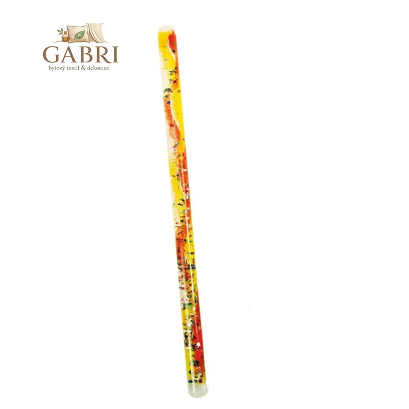 Bigjigs Toys Spirálová kouzelná hůlka 1 ks oranžovo-žlutá