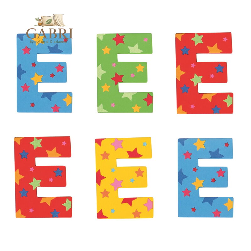 Bigjigs Toys Hvězdičkové písmenko E