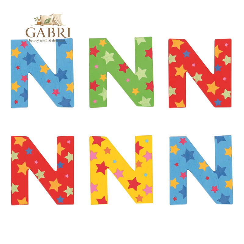 Bigjigs Toys Hvězdičkové písmenko N