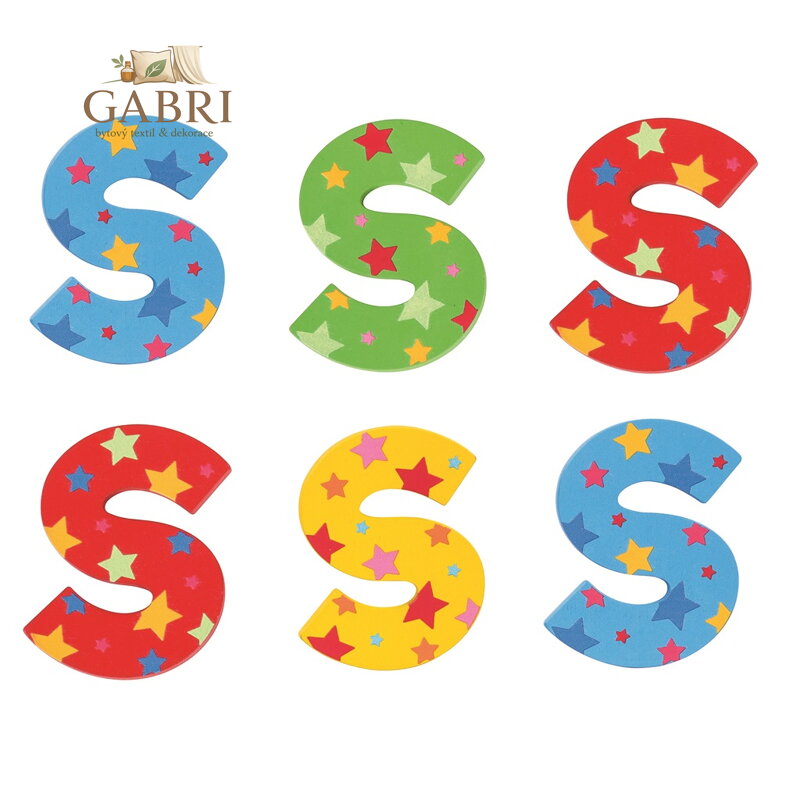 Bigjigs Toys Hvězdičkové písmenko S