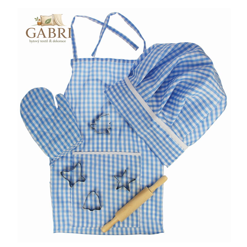 Bigjigs Toys Modrý set šéfkuchaře