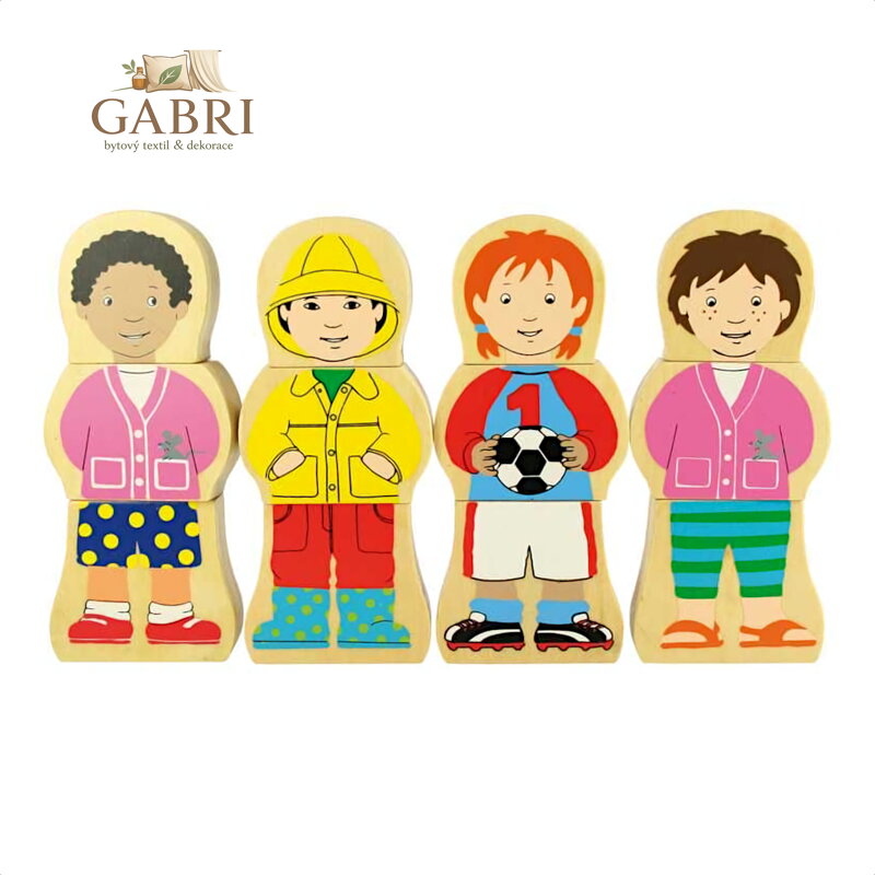 Bigjigs Toys Dřevěné puzzle národnosti