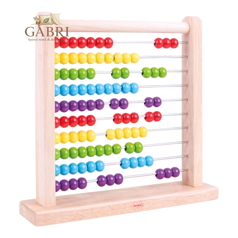 Bigjigs Toys Dřevěné počítadlo