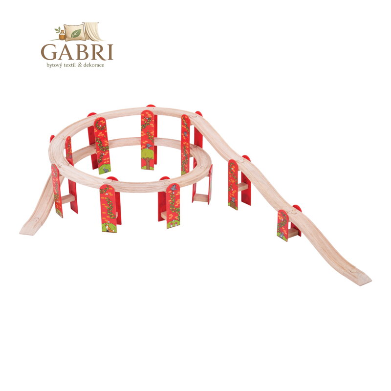 Bigjigs Rail Víceúrovňový set kolejí