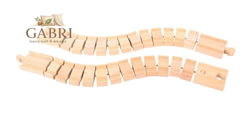 Bigjigs Rail Ohebná kolej 2ks - poškozený obal