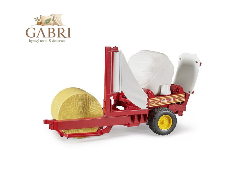 Bruder OBALOVAČ s bílým a žlutým balíkem