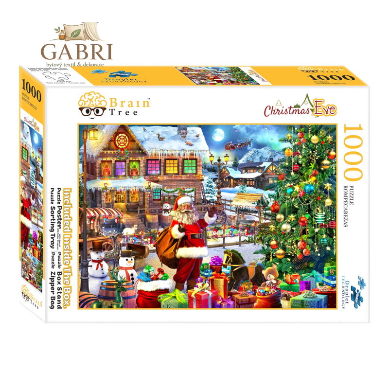 Brain Tree Puzzle Štědrý večer 1000 dílků