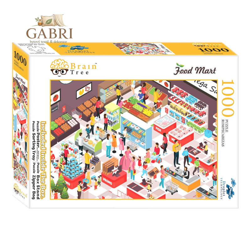 Brain Tree Puzzle Samoobsluha 1000 dílků