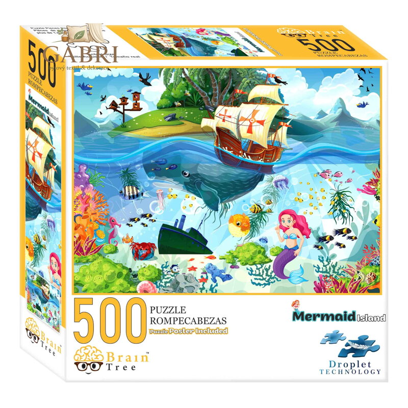 Brain Tree Puzzle Mořská víla 500 dílků