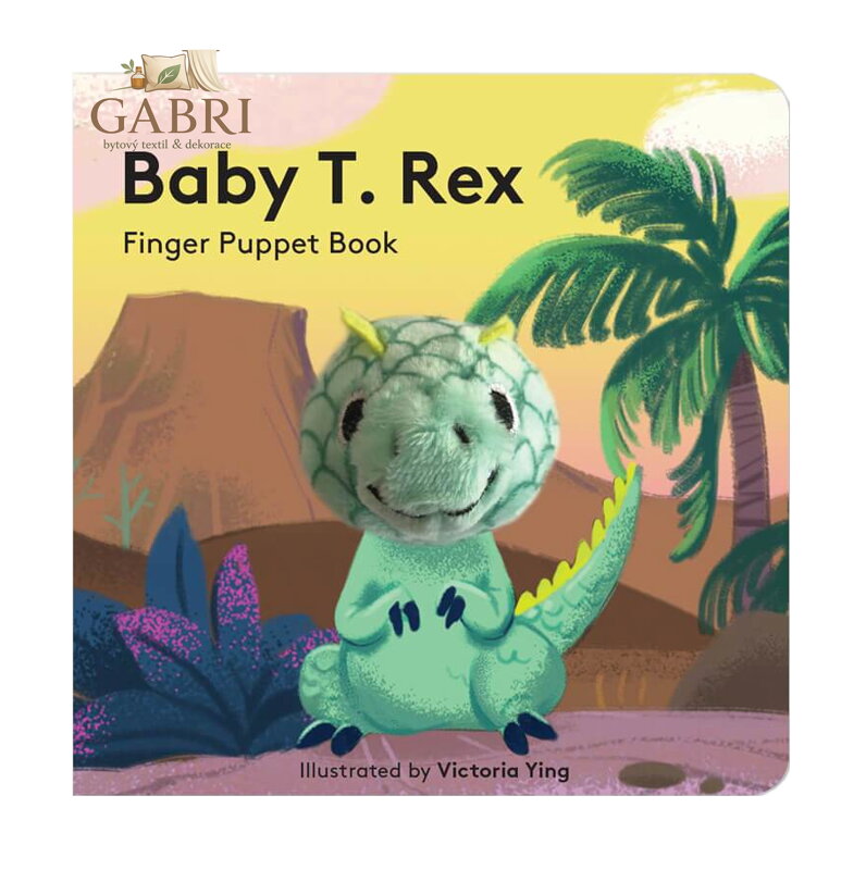 Chronicle Books Maňásková knížka Mládě T Rexe