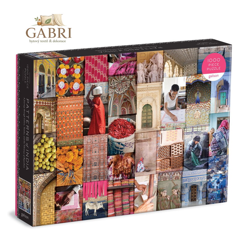 Galison Puzzle Vzory Indie: Rádžasthán



 1000 dílků