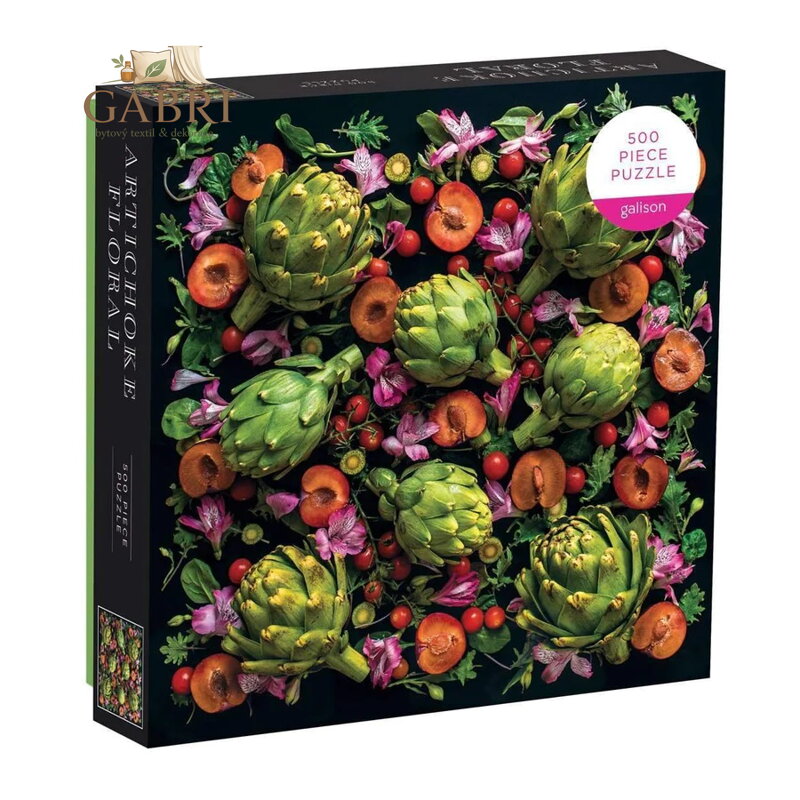 Galison Puzzle Artyčokové květy 500 dílků