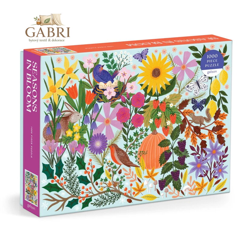 Galison Puzzle Roční období v květech 1000 dílků