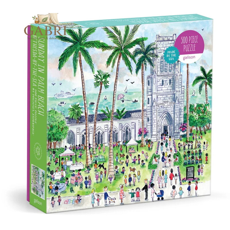 Galison Puzzle Michael Storrings Neděle v Palm Beach 500 dílků