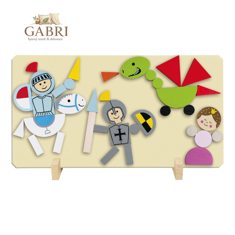 Detoa Magnetické puzzle Rytíři