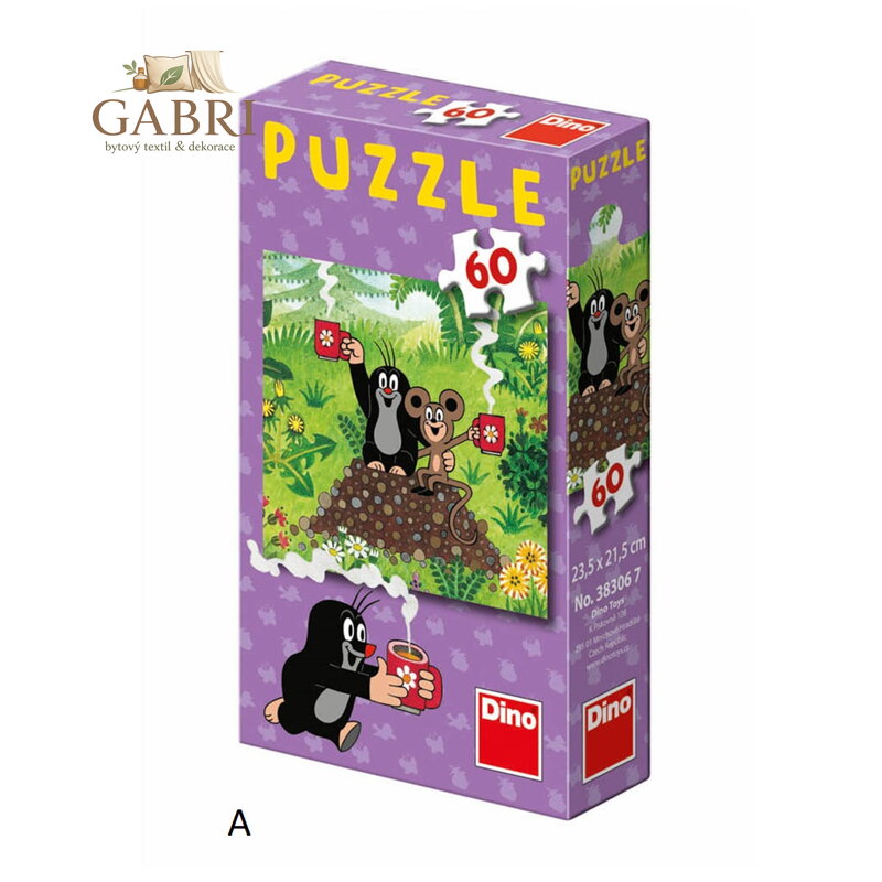 Dino Puzzle Jak Krtek uzdravil myšku 1 ks