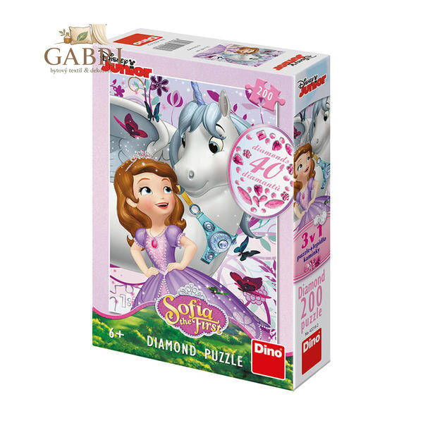 Dino Puzzle Sofie a jednorožec 200 dílků