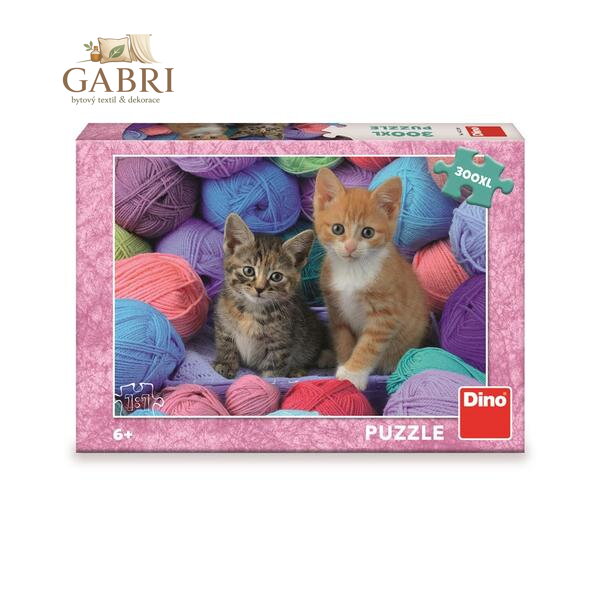 Dino Puzzle Koťátka ve vlně 300 XL dílků